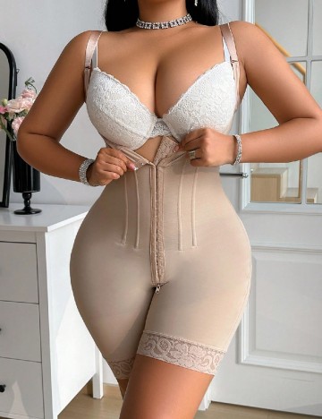 Salopeta modelatoare SHEIN CURVE, crem