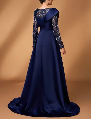 Rochie lunga SHEIN, bleumarin inchis