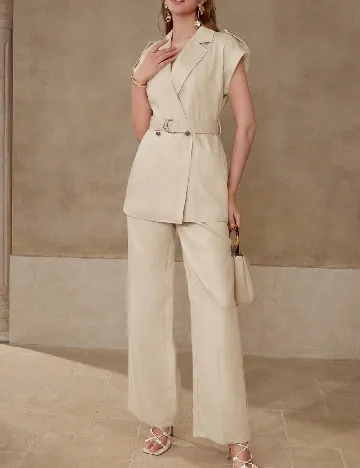 Pantaloni MOTF, bej