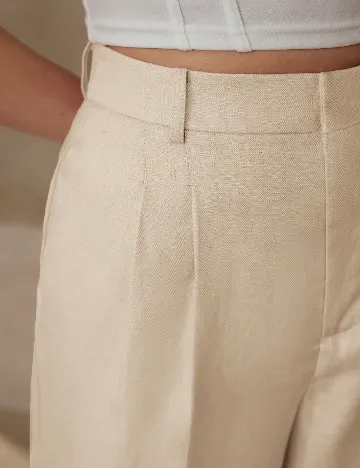 Pantaloni MOTF, bej