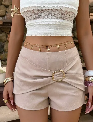 Pantaloni scurti SHEIN, bej