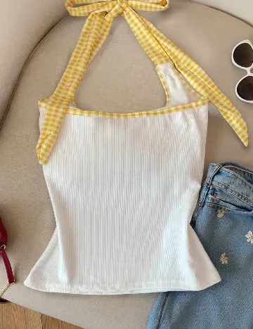 Top SHEIN, alb