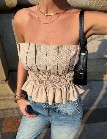 Top SHEIN, crem