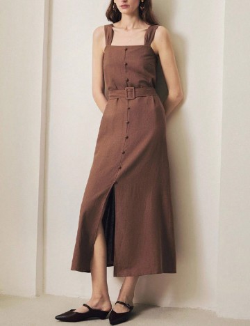 Rochie medie UHLYNE, maro