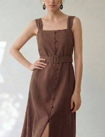 Rochie medie UHLYNE, maro