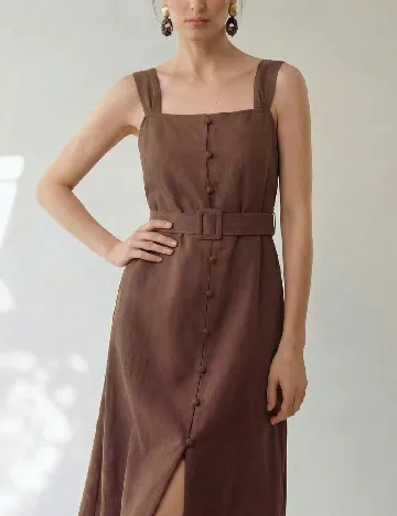 Rochie medie UHLYNE, maro