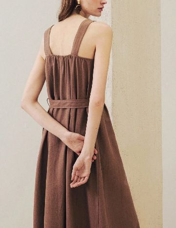 Rochie medie UHLYNE, maro
