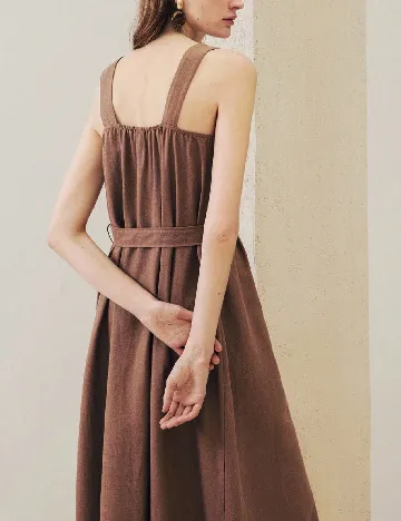 Rochie medie UHLYNE, maro
