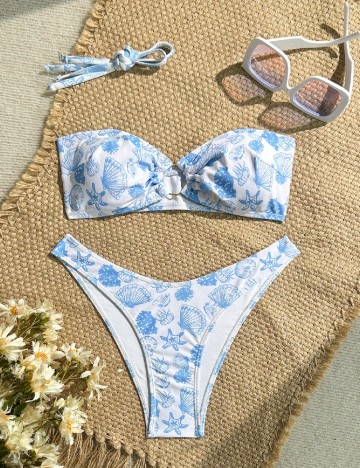 Costum de baie SHEIN, albastru