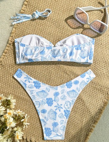 Costum de baie SHEIN, albastru