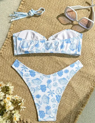 Costum de baie SHEIN, albastru