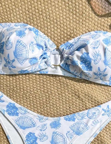 Costum de baie SHEIN, albastru