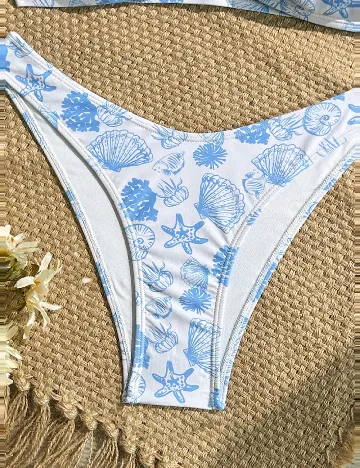 Costum de baie SHEIN, albastru