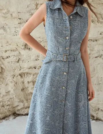 Rochie medie MOTF, albastru