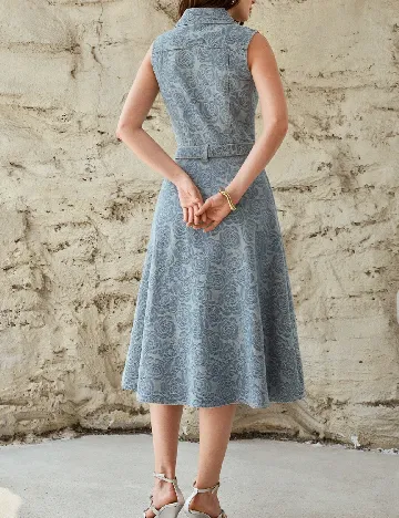 Rochie medie MOTF, albastru