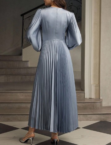Rochie lunga Zeylah, albastru