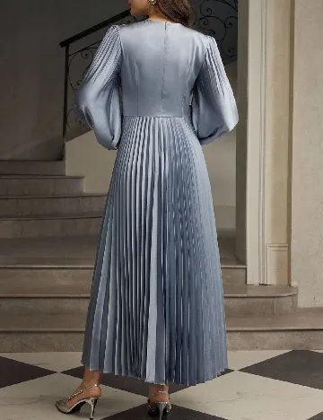 Rochie lunga Zeylah, albastru