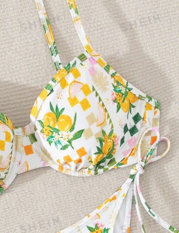 Costum de baie SHEIN, mix culori