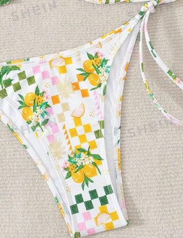 Costum de baie SHEIN, mix culori