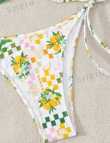 Costum de baie SHEIN, mix culori