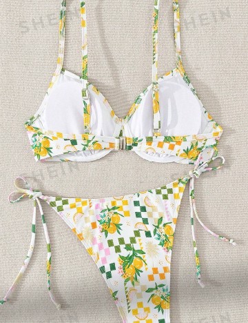 Costum de baie SHEIN, mix culori