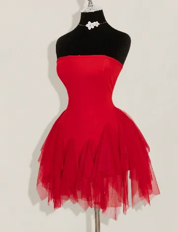 Rochie scurta SHEIN, rosu