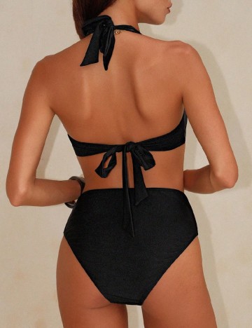 Costum de baie SHEIN, negru