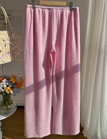Pantaloni SHEIN CURVE, roz
