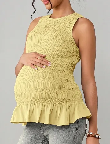 Bluza SHEIN Maternity, galben