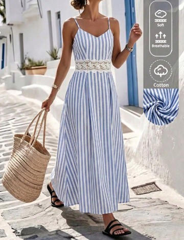 Rochie lunga SHEIN, albastru