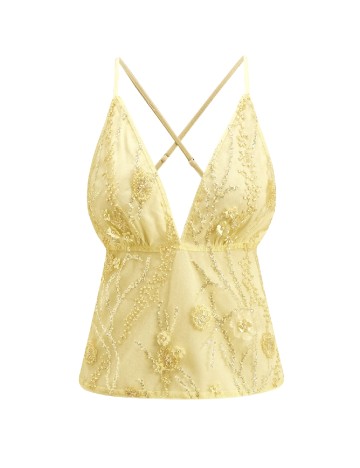 Top SHEIN, galben