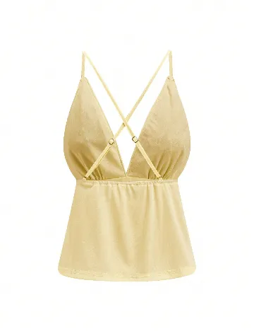 Top SHEIN, galben