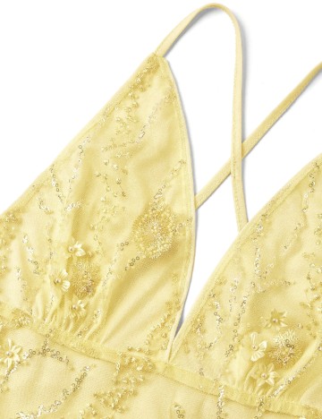Top SHEIN, galben
