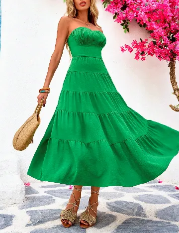 Rochie medie SHEIN, verde