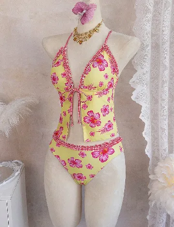 Costum de baie SHEIN, galben