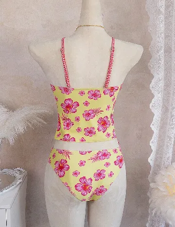 Costum de baie SHEIN, galben