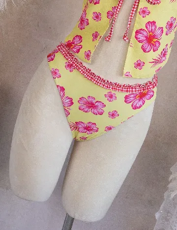 Costum de baie SHEIN, galben