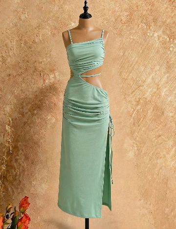 Rochie lunga SHEIN, verde