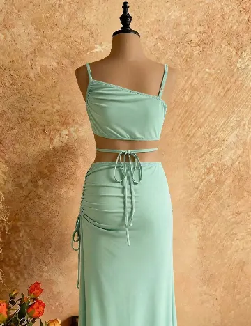 Rochie lunga SHEIN, verde