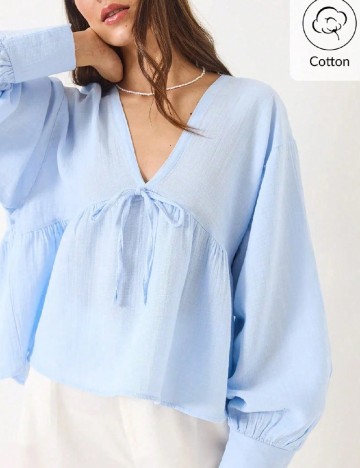 Bluza Oversize Bianco Lucci, albastru