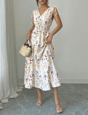 Rochie medie SHEIN, crem