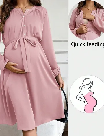 Rochie medie SHEIN Maternity, roz