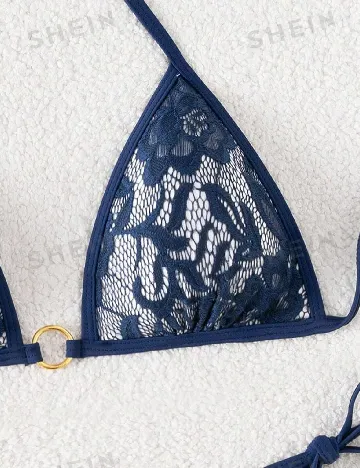 Costum de baie SHEIN, bleumarin