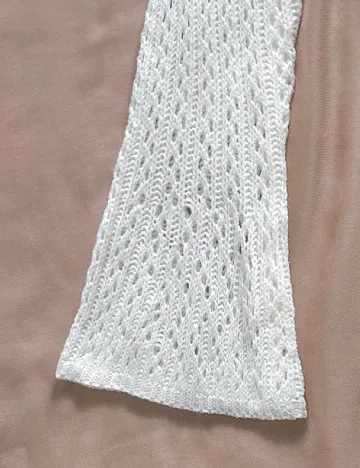 Rochie de plaja Shein Kids, ecrua