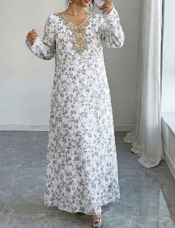 Rochie lunga SHEIN, floral print