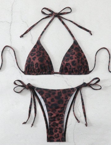 Costum de baie SHEIN, animal print