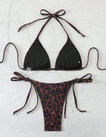 Costum de baie SHEIN, animal print