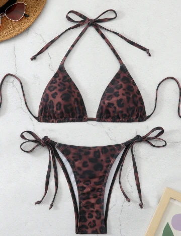 Costum de baie SHEIN, animal print
