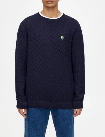 Bluza Pull&Bear, bleumarin