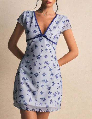 Rochie scurta SHEIN, albastru